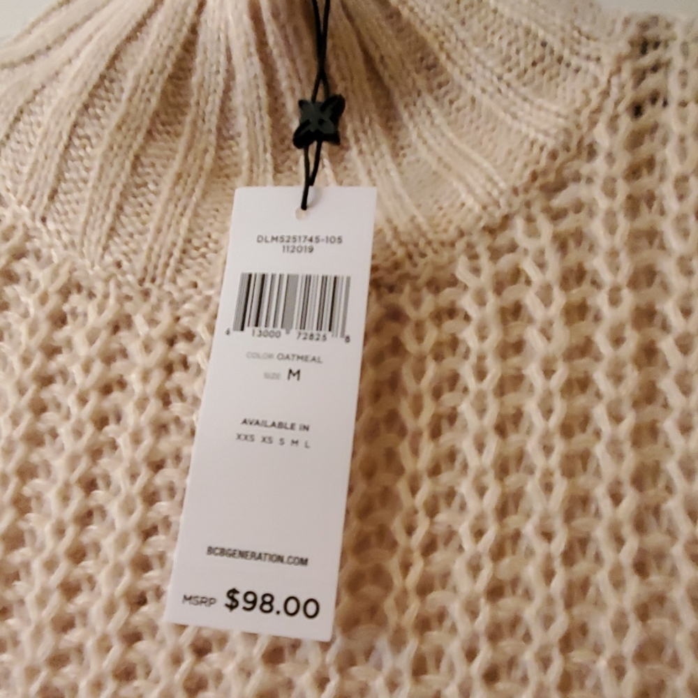 NWT BCBGeneration Sleeveless Sweater Tunic - Picture 6 of 6